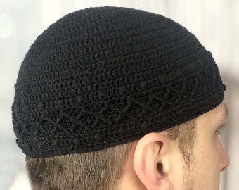 Five percenter black kufi hat Spring hats Crochet kufi Summer kufi hat Custom made kufi Birthday Prisoner Ramadan Namaz gifts for him