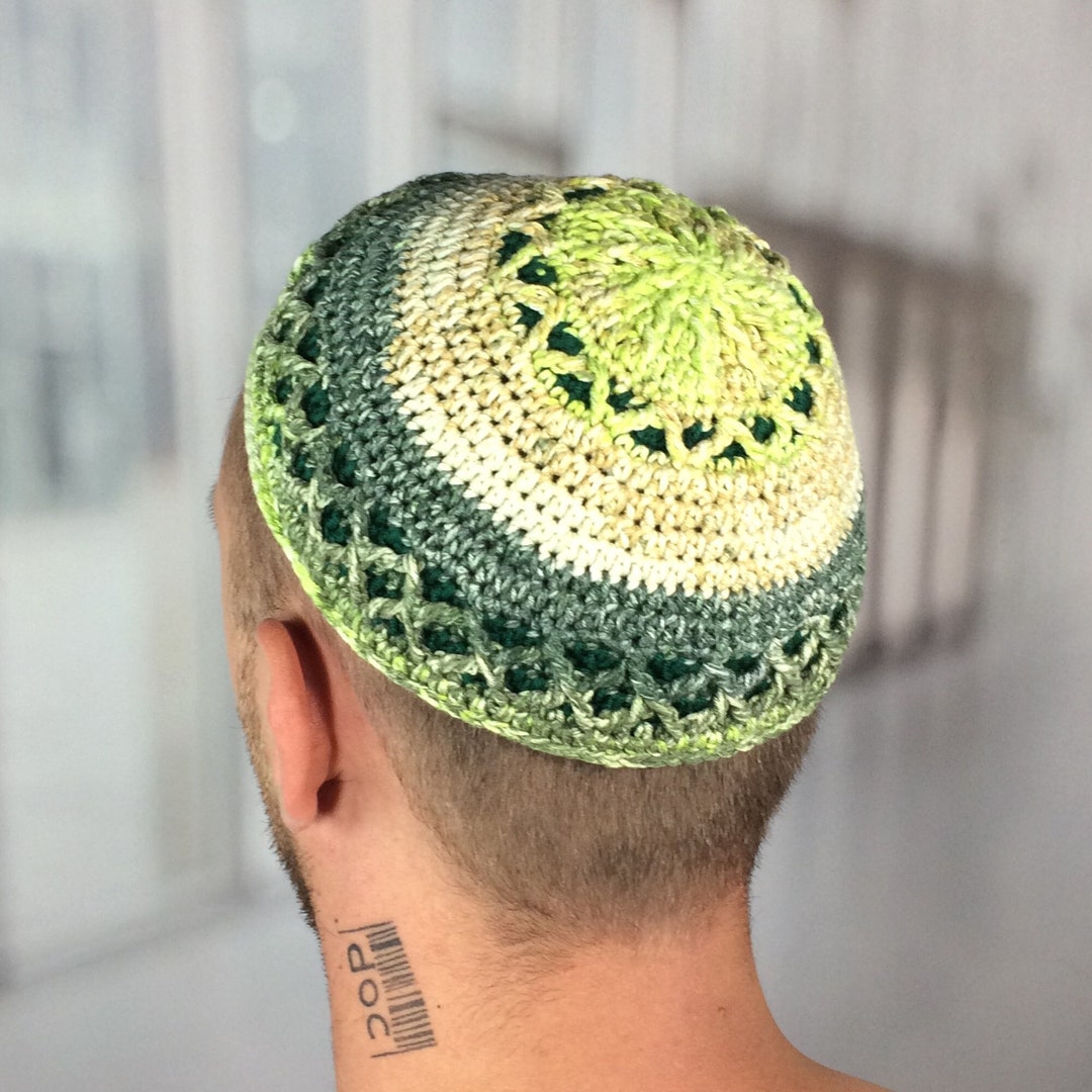 Frik Kippah XXL Large Kippah Jew Autumn Crochet Kippot Etsy
