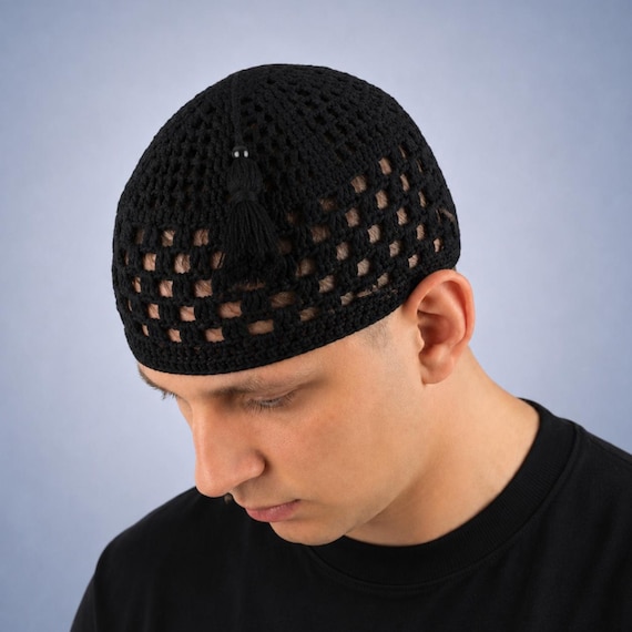 Daily Islamic Skullcap Muslim Prayer Kufi Hat Namaz Beanie With