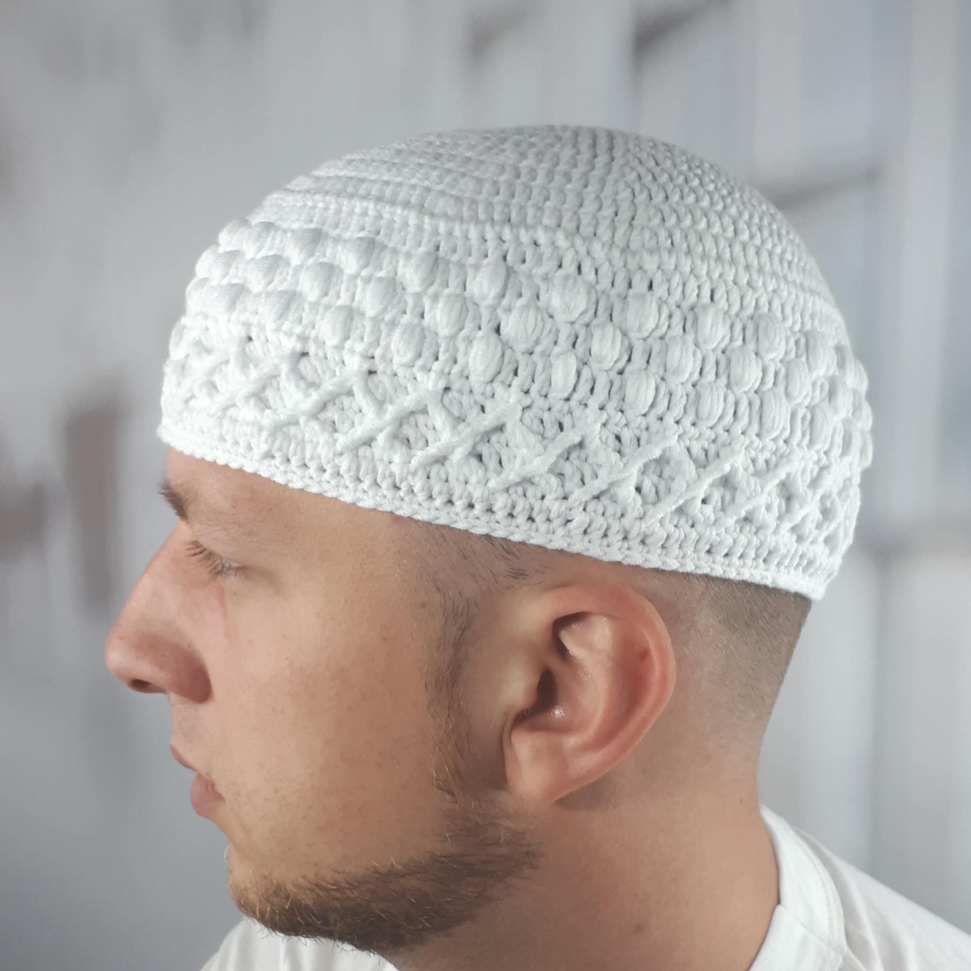 Kufi: Islamic Prayer Hat. XL Muslim Men's Beanie. Eid, Ramadan Gift - Etsy