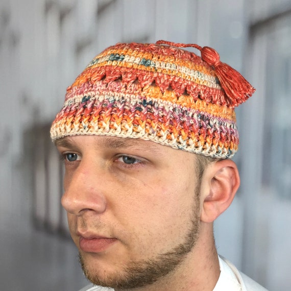 Mens tassel hat on sale
