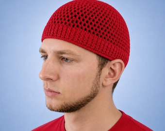 Stay-on Sports Kufi Hat Stretch Fisherman Beanie Elastic