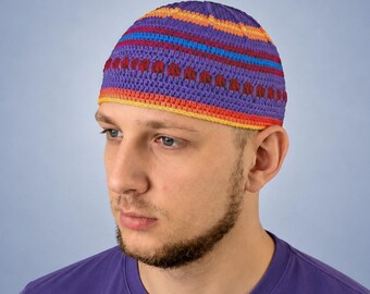 Joe Zawinul Fisherman Beanie Kufi Hat for Musician Multi-color