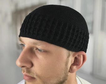 Bonnet De Prière Musulman Homme Kufi Coton Brodé - Chapeau Namaz Confortable Et Élégant
