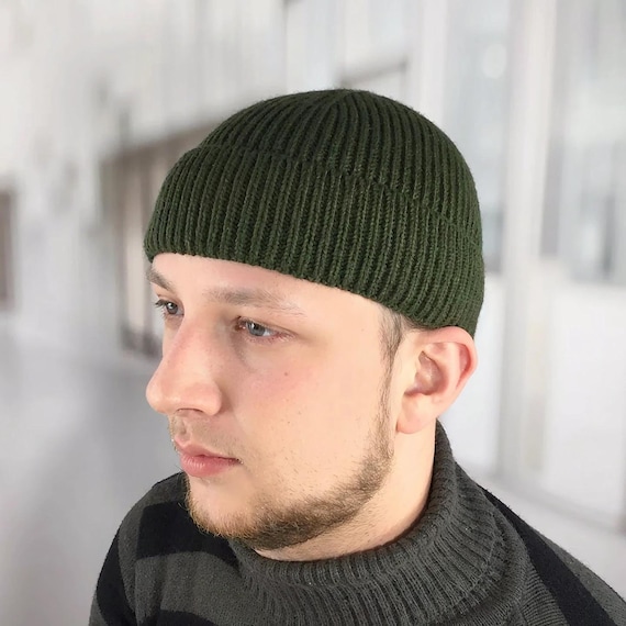 Dockers ビーニー Fisherman Beanie Above Ear: Short Knit Dockers Hat - Etsy