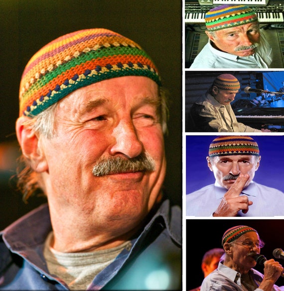 Jaco Pastorius Hat Multicolored Striped Joe Zawinul Kufi Musician