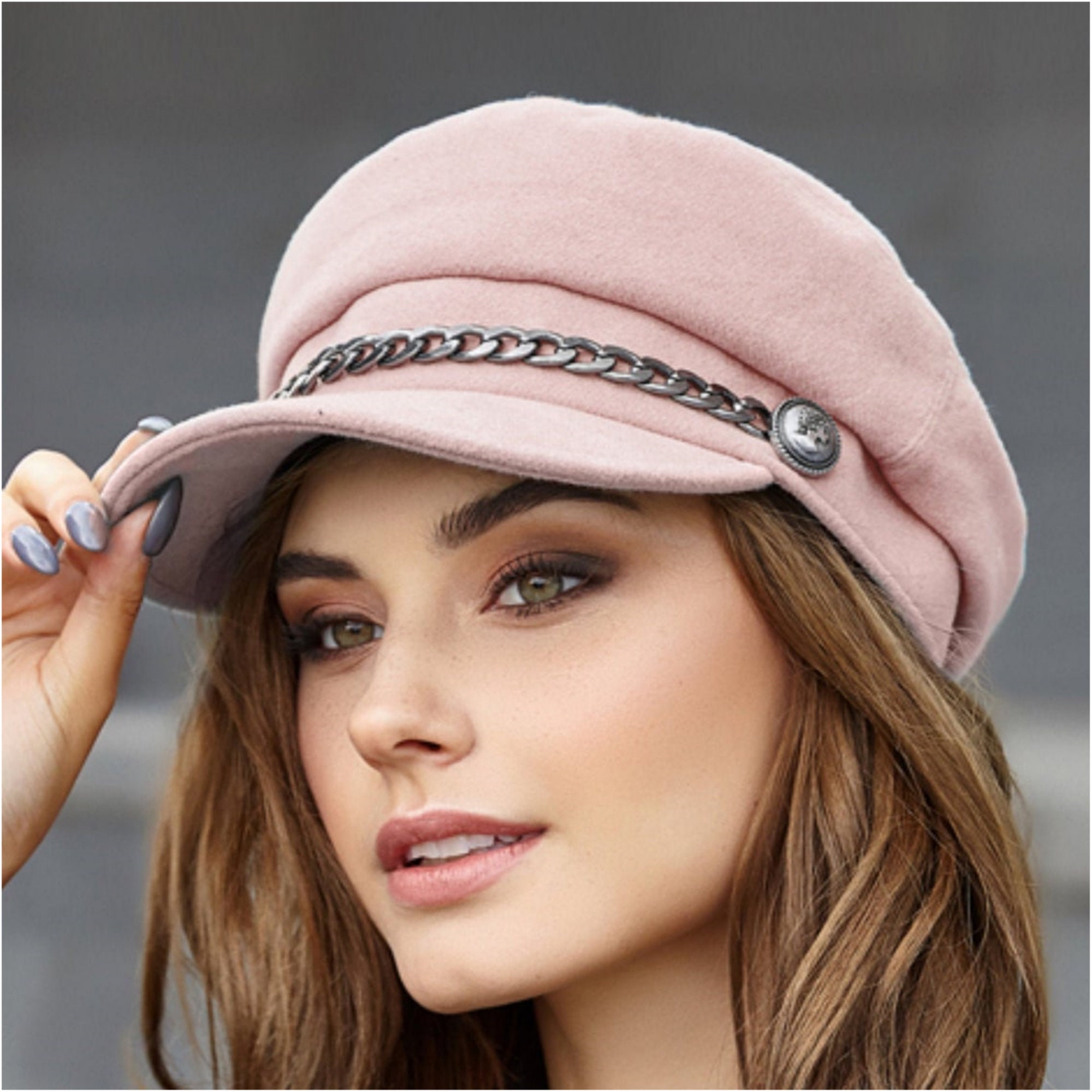 Cashmere baker hat women Newsboy cap Greek fisherman hat Etsy