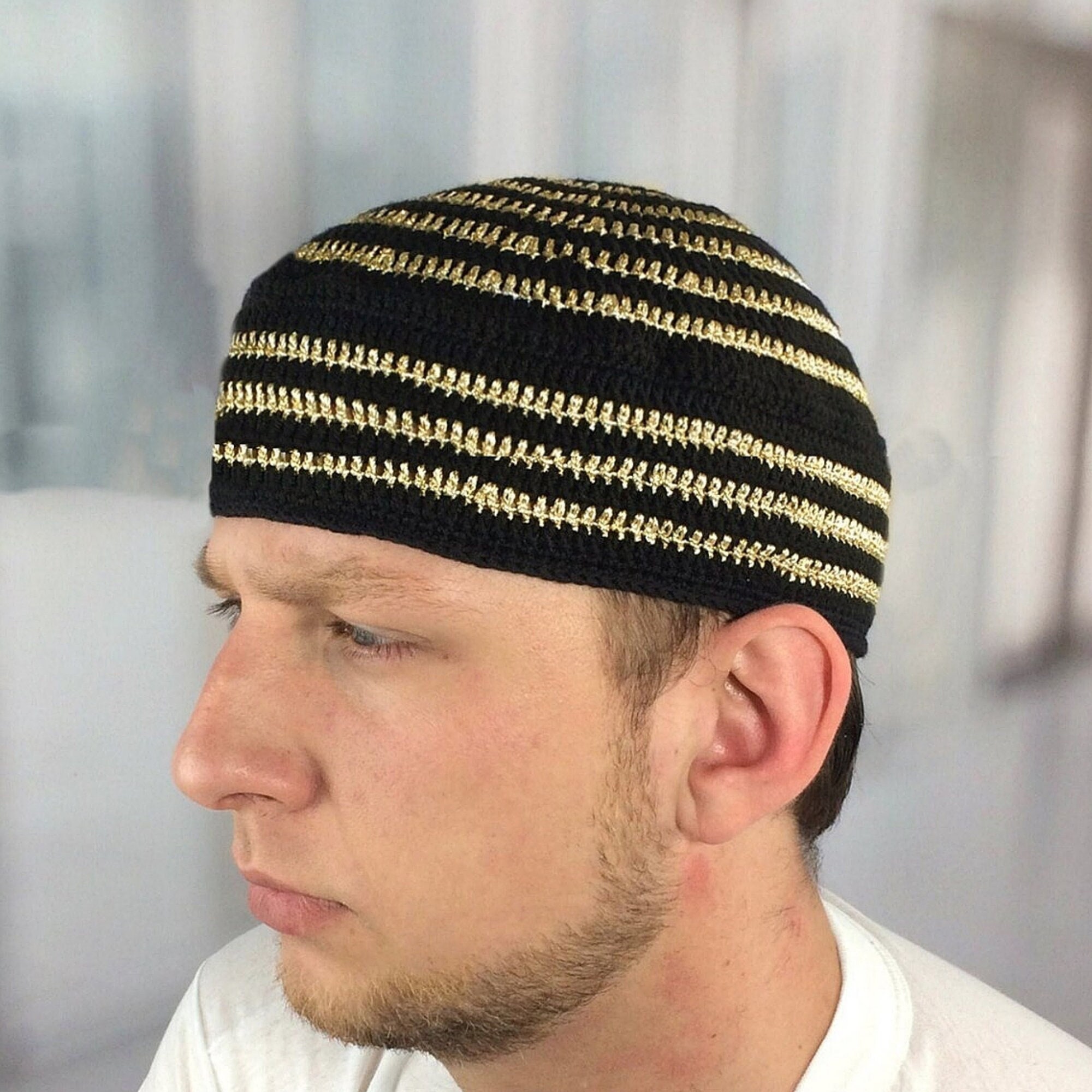 Kufi Hat Mens Crochet Beanie Men 