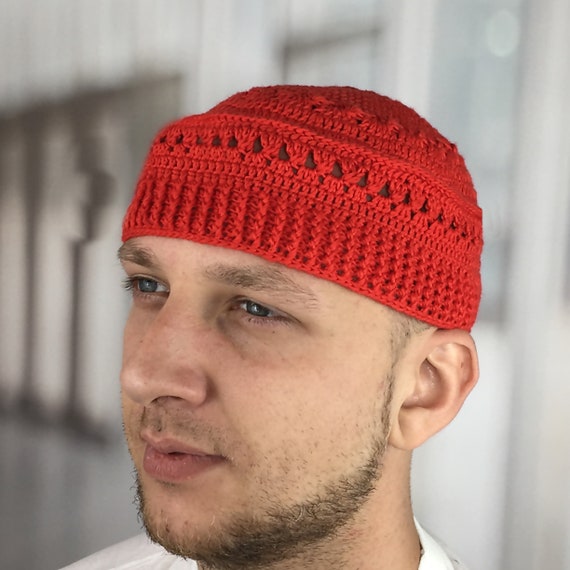 Grand kufi or homme kufi prière islamique grande taille Omra