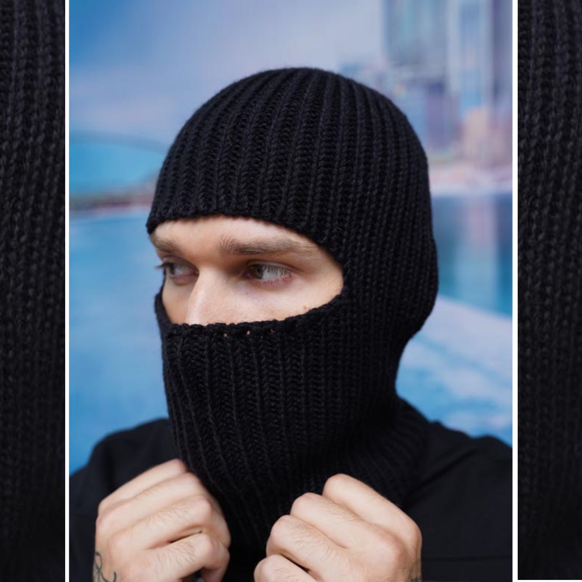 SUYGGCK Accessoires Homme Hiver Men d'hiver Chapeau À Tricot À