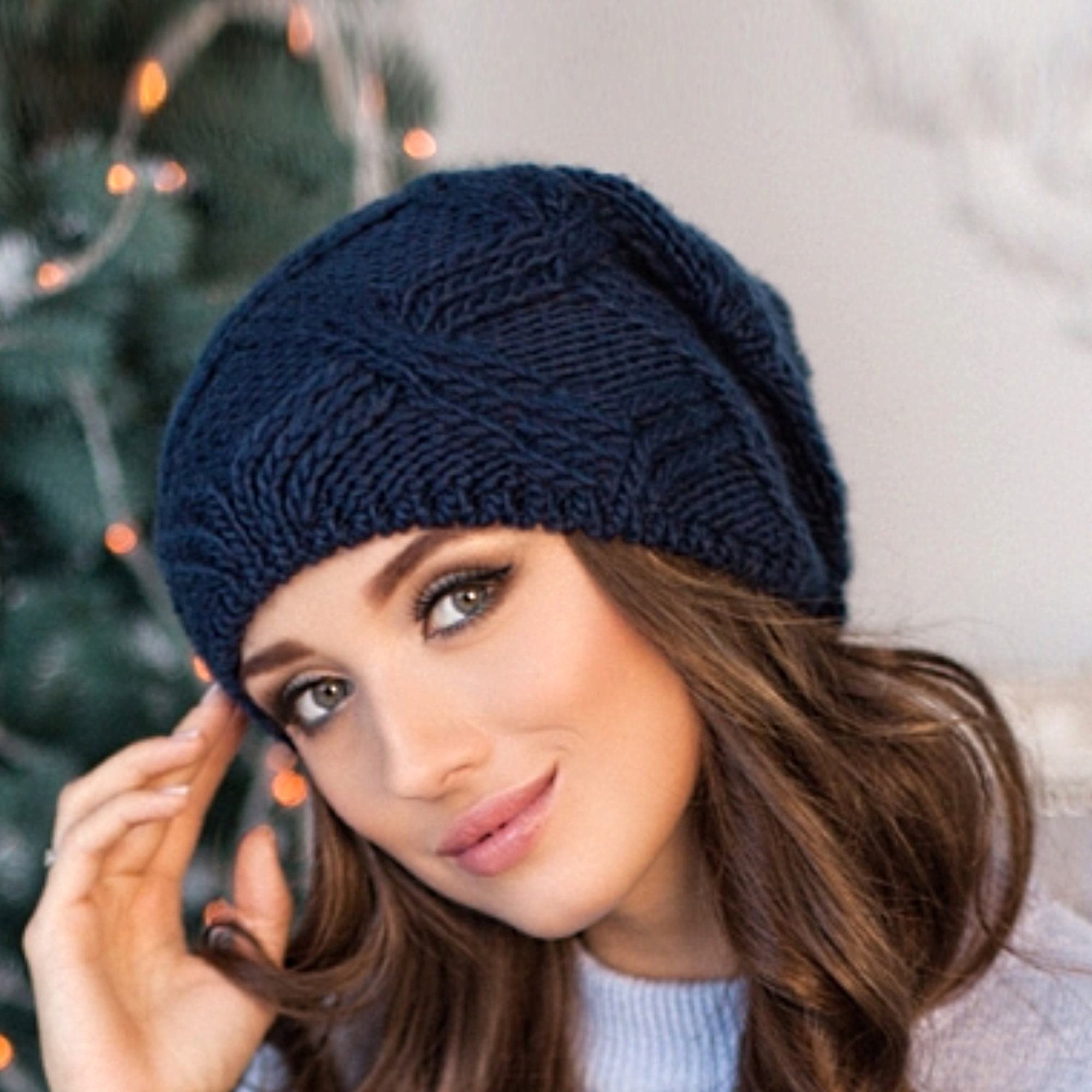 Charro Cappello Donna Cuffia Berretto Invernale Con Logo Gioielli 18863 P 3857