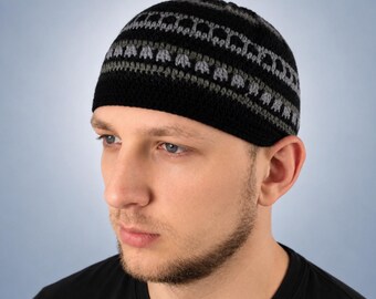 Joe Zawinul Fisherman Beanie Kufi Hat for Musician Multi-color