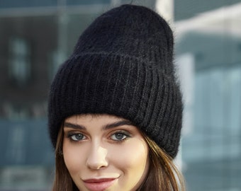 【rolarola】IVEウォニョン着用 RIBBON ANGORA BEANIE Designer fashion, Seoul-fully created | W Concept
