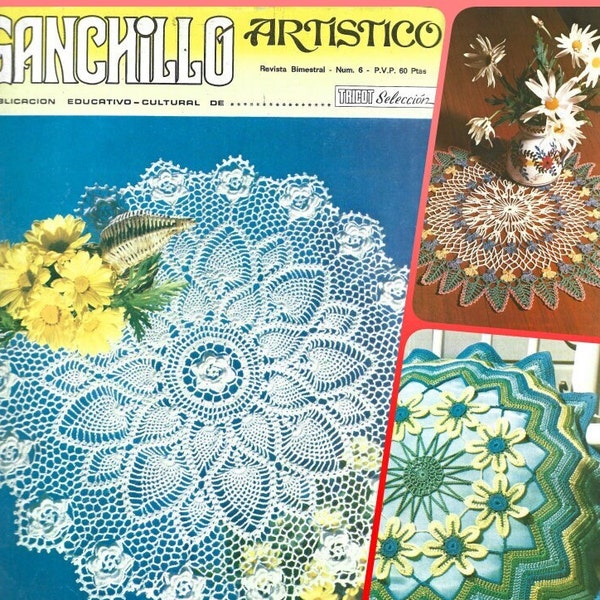 Magic Crochet #6 In Spanish with Graphic Patterns easy to follow It PDF