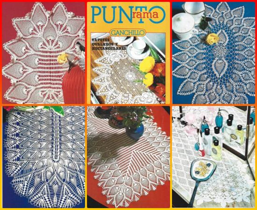 Punto Rama #5 Crochet Pineapple Spanish Graphic Patterns Easy to Follow ...