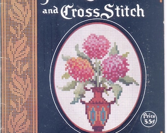 Kirchmaier #7 c.1920 Filet Crochet Cross stitch Book Pattern PDF 0024