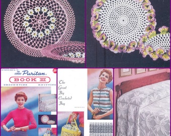 American Thread No. 132 1950s Crochet Book File PDF 0128