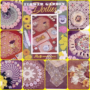Lily #52 c. 1950 Doilies Vintage Crochet Book File PDF 0082