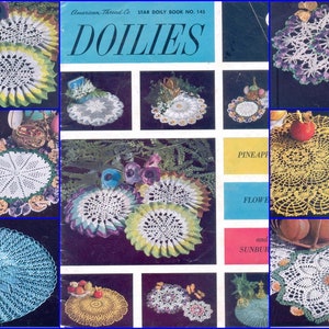 Doilies – A Digital Thread Crochet Pattern Book from 1960 – Lily Design Book  No. 201 – GreyGal's