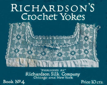 Richardsons #4 c.1916 Crochet Yokes Book Pattern PDF 0027