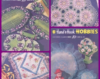 J&P #279 1950s 15 Doilies Endings Crochet Book Pattern PDF 0018
