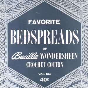 Bucilla #164 8 Projects Bedspreads Crochet Book Pattern PDF 0017