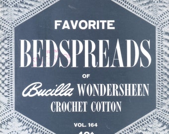 Bucilla #164 8 Projects Bedspreads Crochet Book Pattern PDF 0017