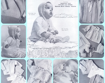 Columbia #728 14 Babies Knitted Quick Vintage Book File PDF 0051