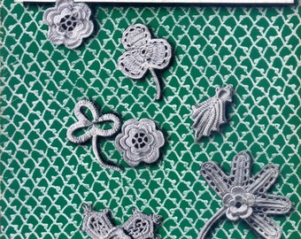 Spool #132 c. 1939 Irish Crochet Pattern 68 Lace Book PDF 0156