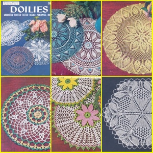 American #13 c.1956 10 Doilies Crochet Book File PDF 0031