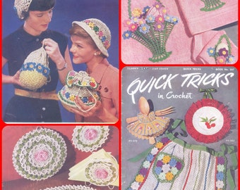 Clarks #267 1950s 31 Quick Tricks Crochet Book Pattern PDF 0020