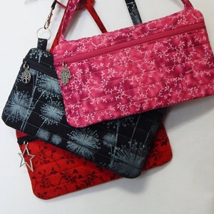 ITH Crossbody Zipper Bag con forro de bolsillo de tarjeta de crédito