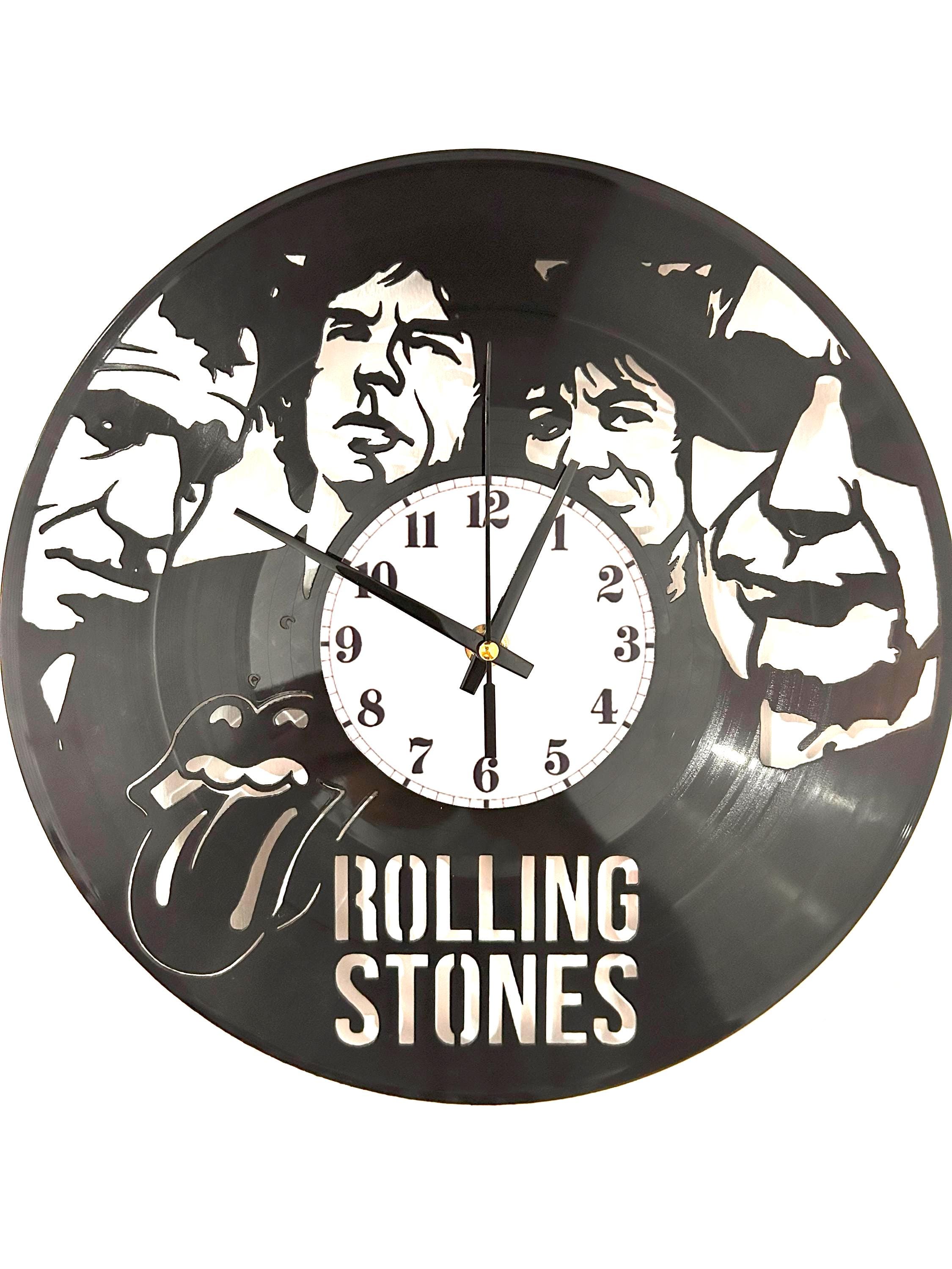 Vinyl Clock Vinyl Wall Clock Hand Made on Real 33 RPM LP Record "ROLLING STONES 5"