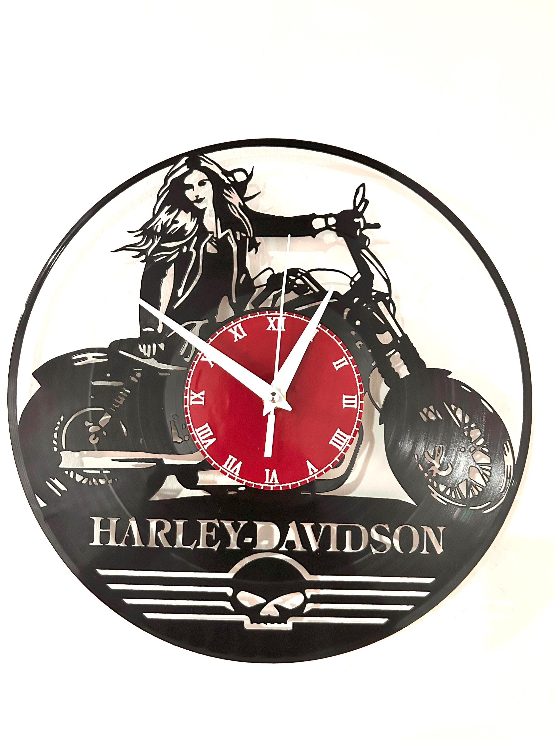 Harley wall clock