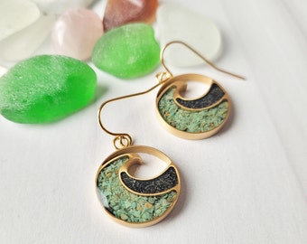 Alaska Sand Wave Earrings