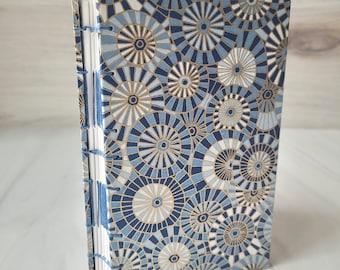 Chiyogami Cover Journal, Unlined Pages, Handmade