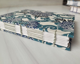 Japanese Paper Cover Journal, Unlined Pages, Handmade