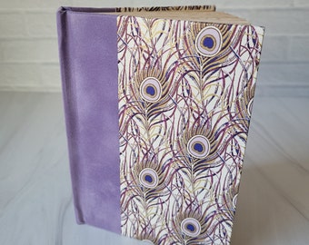 Feather Italian Paper, Handmade Journal, Unlined Paper (Tea Stained)