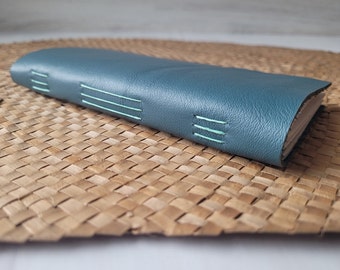 Italian Leather Small Notebook, Handmade Journal