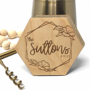 Wedding Favors for Guests in Bulk, Personalized Wedding Favors, Wedding Coasters Set, Wedding Party Favors, Destination Wedding Favors