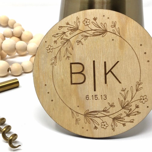 Custom Bulk Wedding Favors Personalized Wooden Coaster Set Etsy