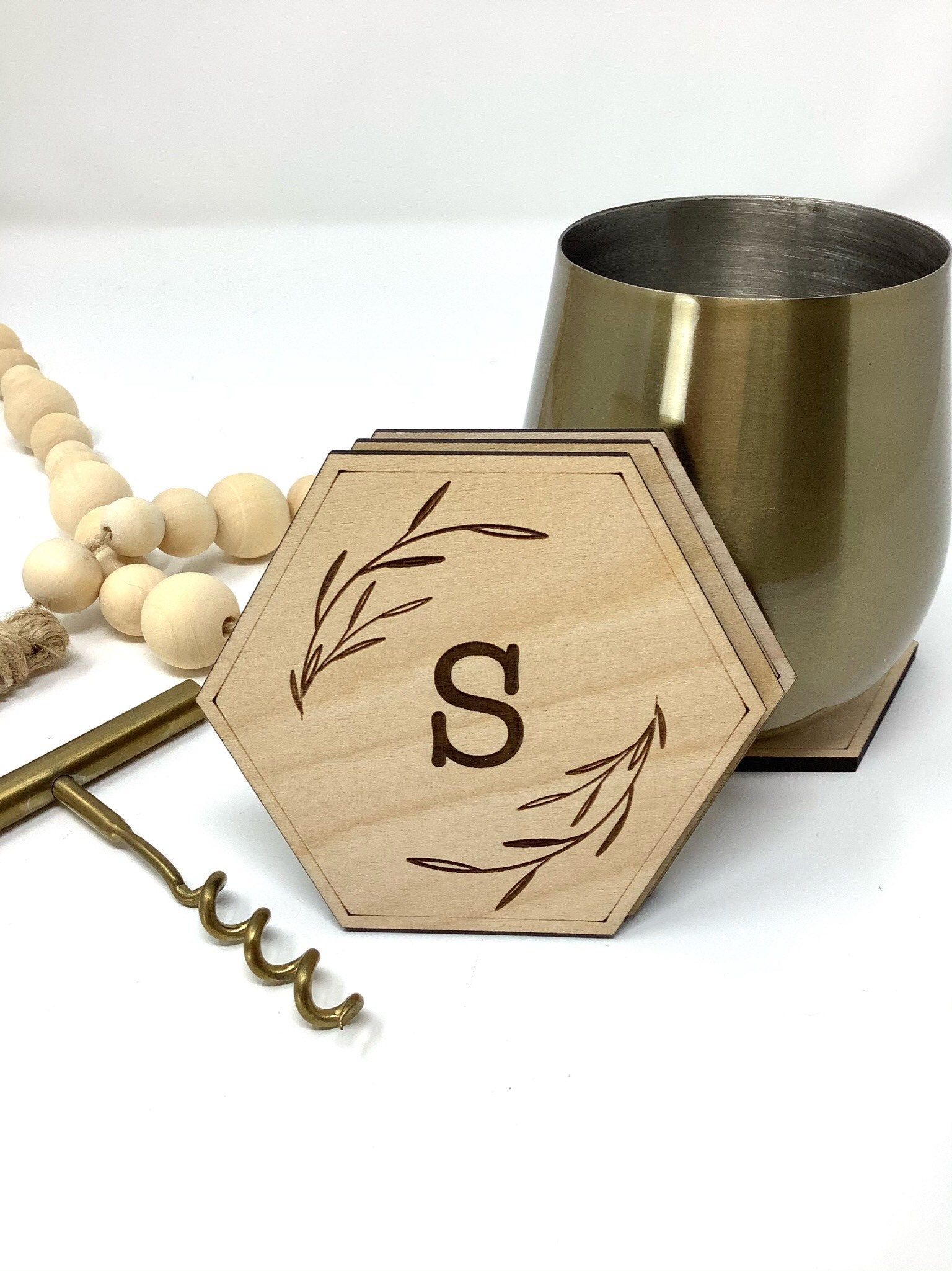 Personalized wooden coasters Custom bulk wedding favor Etsy