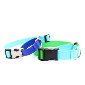Waterproof Biothane Martingale Dog Collar: Two-Tone Color Block