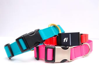 Biothane Fi Compatible Dog Collar // Lightweight Waterproof Fi Collar // Colorful Fi Band // 11 Colors // Fi Series 3 / 3+