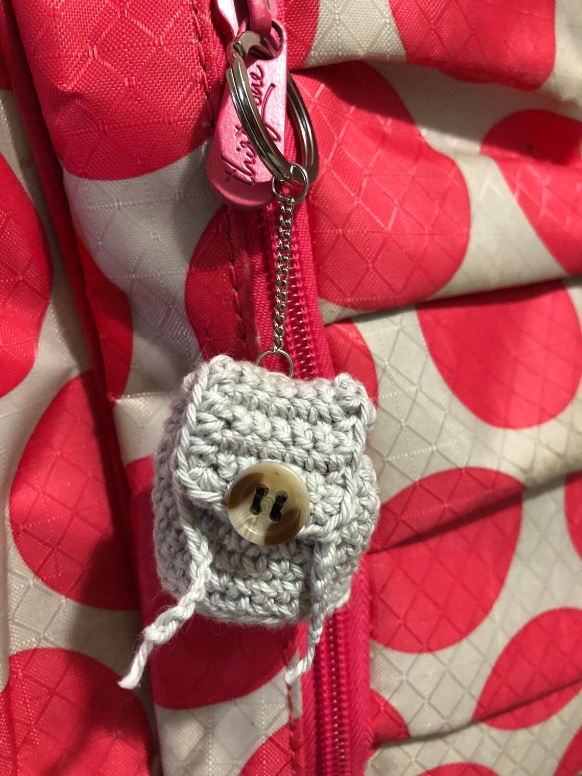 Backpack keychain key chain crochet bag key fob key ring Etsy