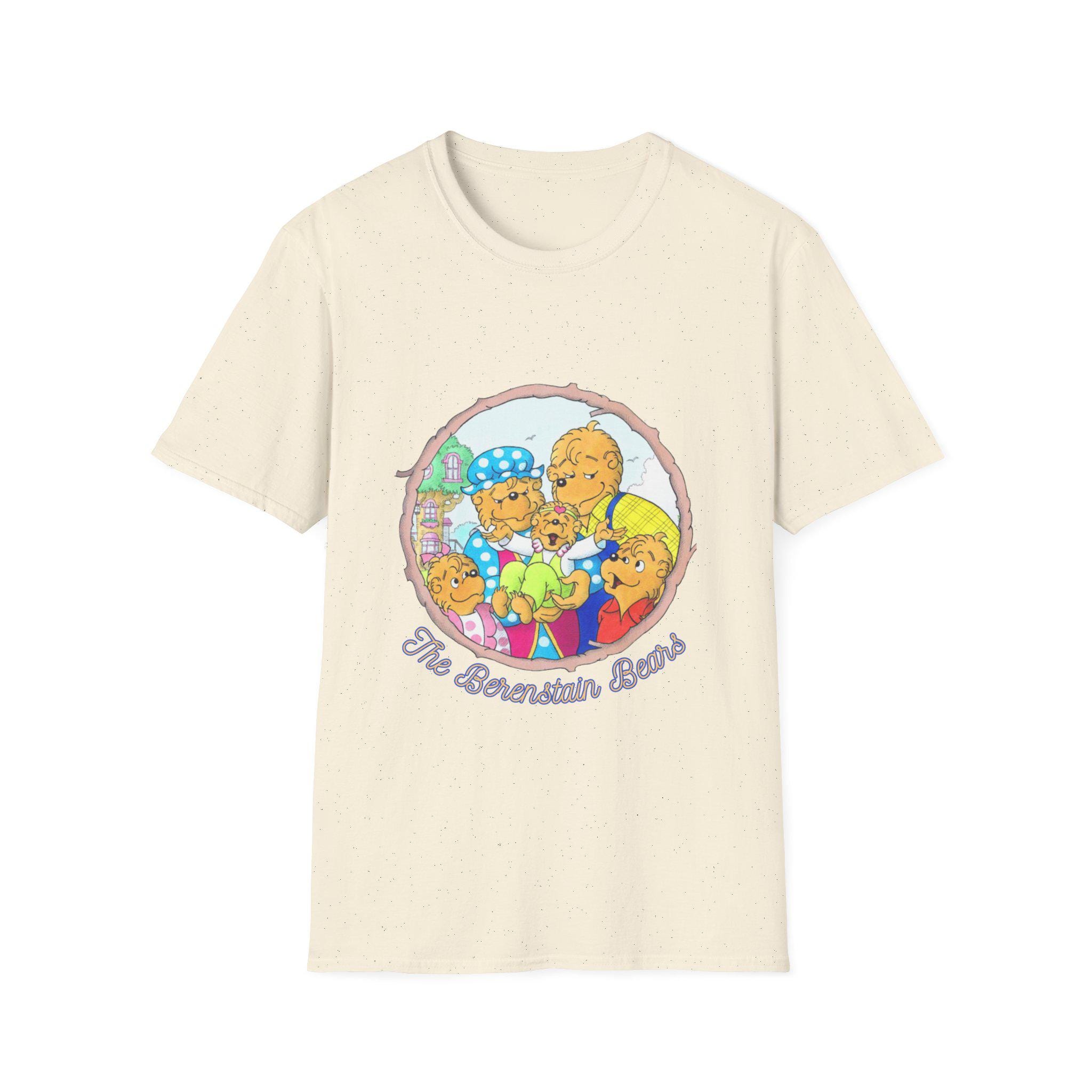 T-shirt Vintage 2000 Berenstain Bears - Festival De Lecture Pour Enfants - Moutarde Taille M - Occasion TB