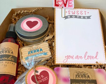 Valentines Gift For Her, Valentines Gifts For Daughter, Self Care Gift, Galentines Gifts, Spa Gift For Her, Pamper Gif Box, Hygge Basket