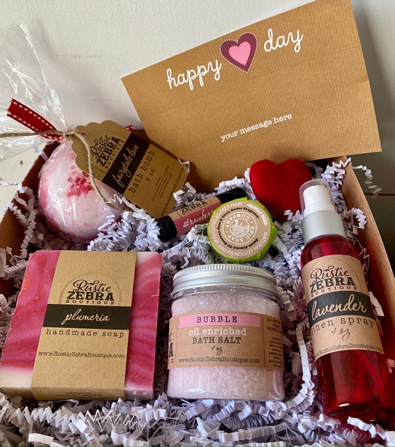 walowalo Set de regalo de spa de lujo para ella, caja de regalo de  cumpleaños para el día de San Valentín, ideas de mujeres, regalos de  celebración de