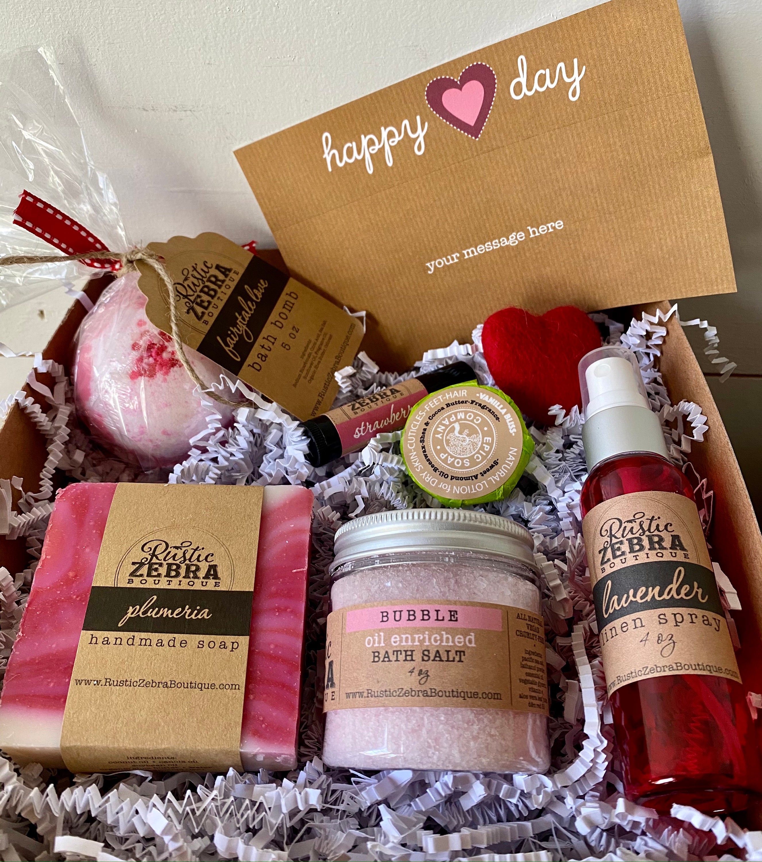 Caja de regalo personalizada / Caja de regalo del Día de San Valentín /  Caja de regalo feliz del Día de San Valentín / Regalos para ella / Regalos  para adolescentes -  España