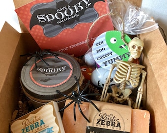 Boo Basket For Men, Halloween Spooky Gift Box, Fall Style Gift, Halloween Care Package, Halloween Party Gift, Halloween Bag,Spooky Candy Box